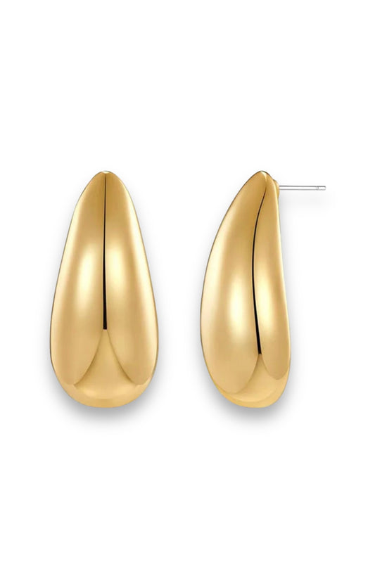 Gold Teardrop Earrings