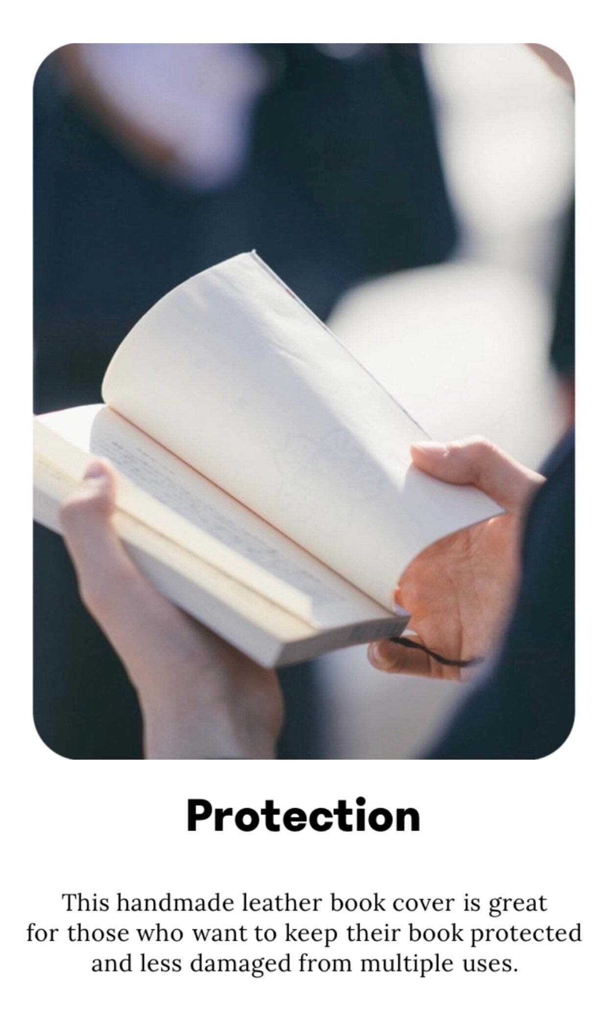 Black Glossy Leather Book Cover