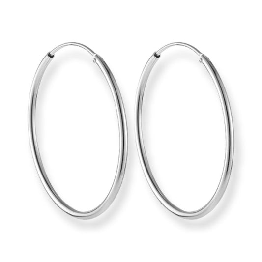 Sterling Silver Hoop Earrings
