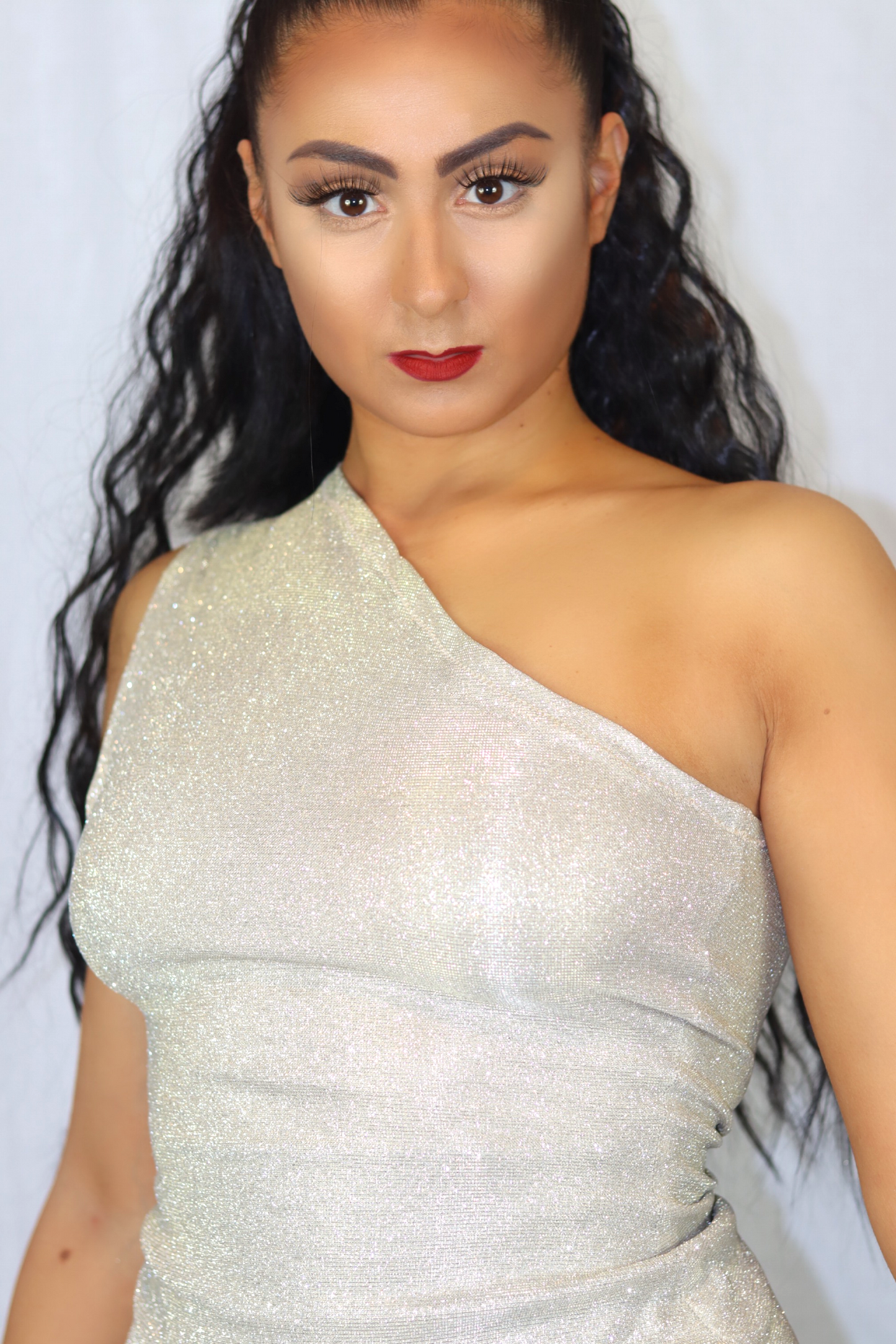 Champagne Glitter Dress