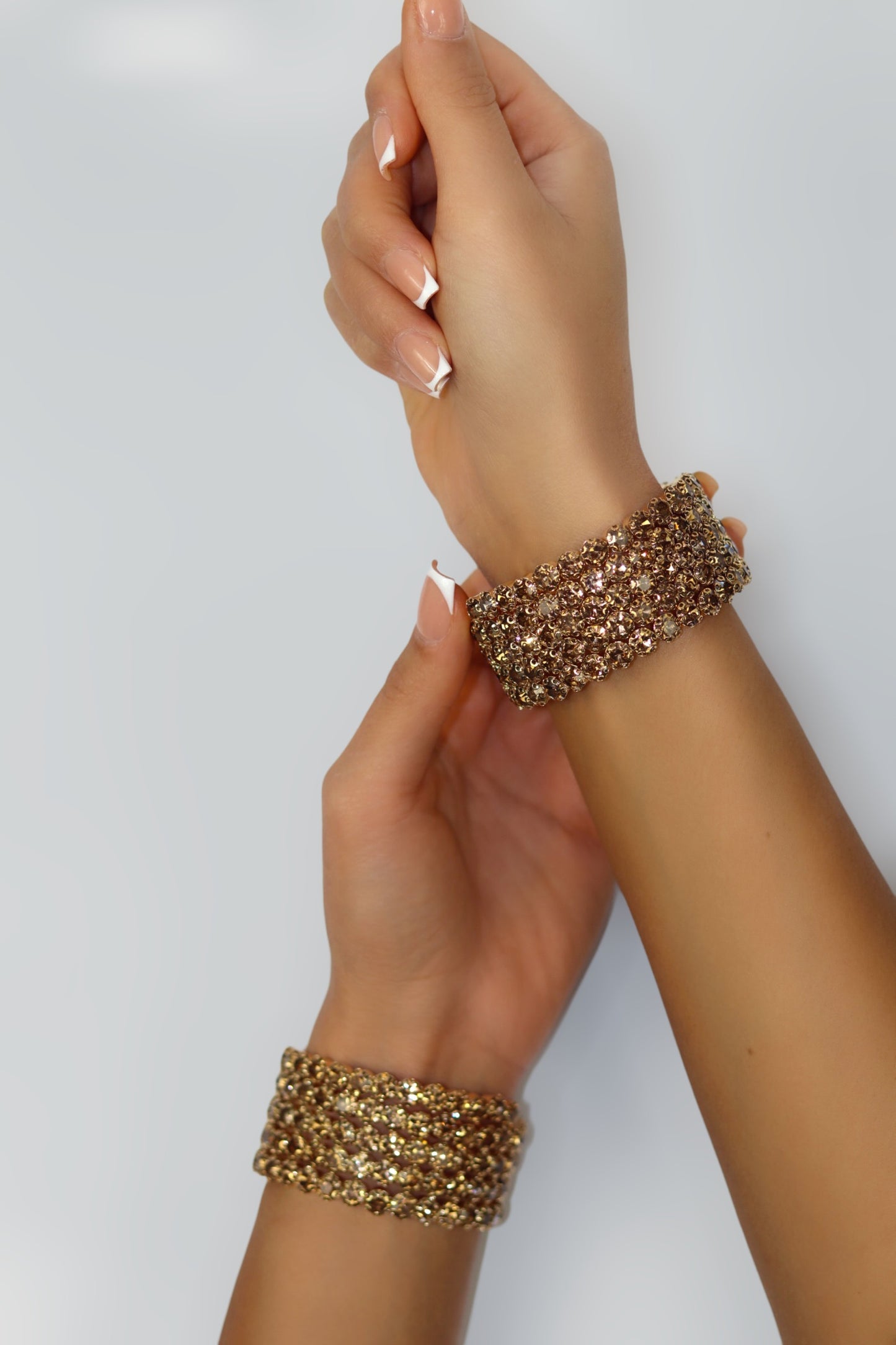 Deep Gold Rhinestone Bracelet