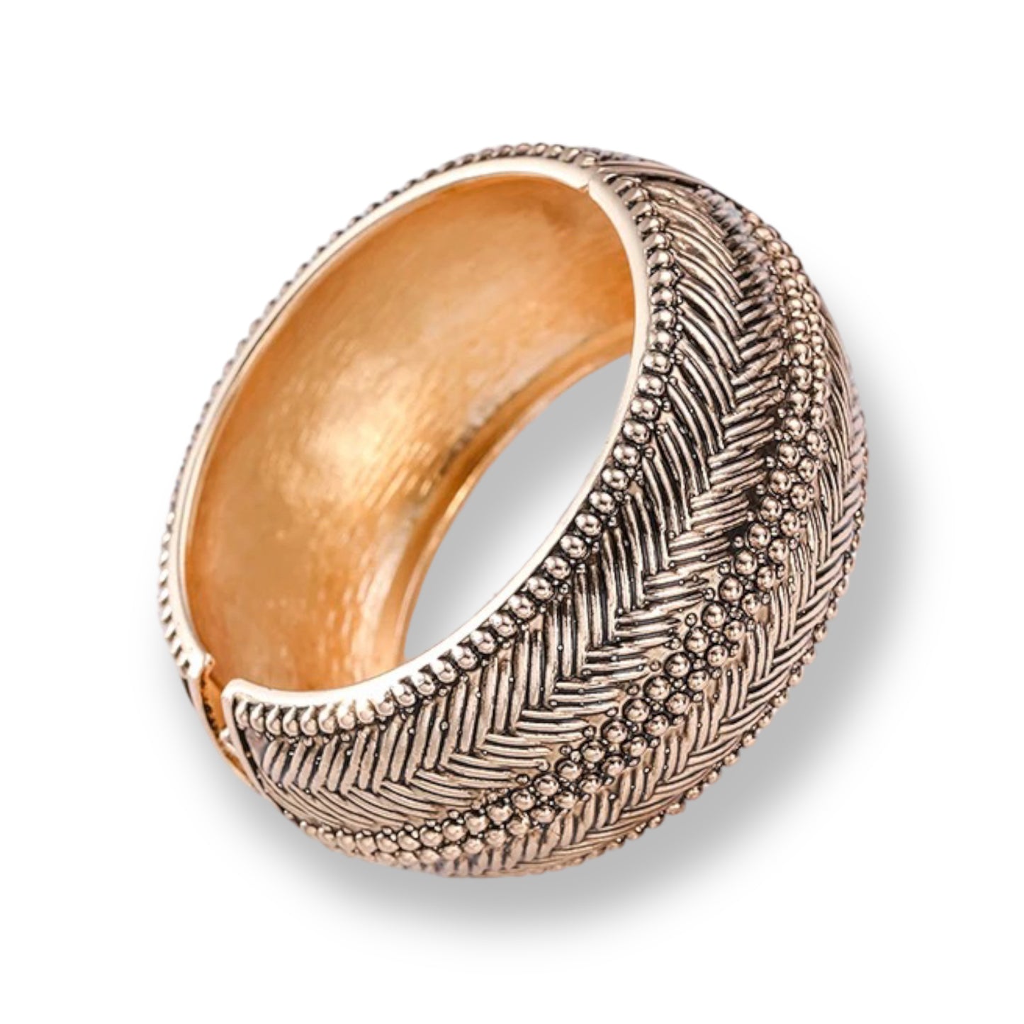 Gold Vintage Cuff Bangle