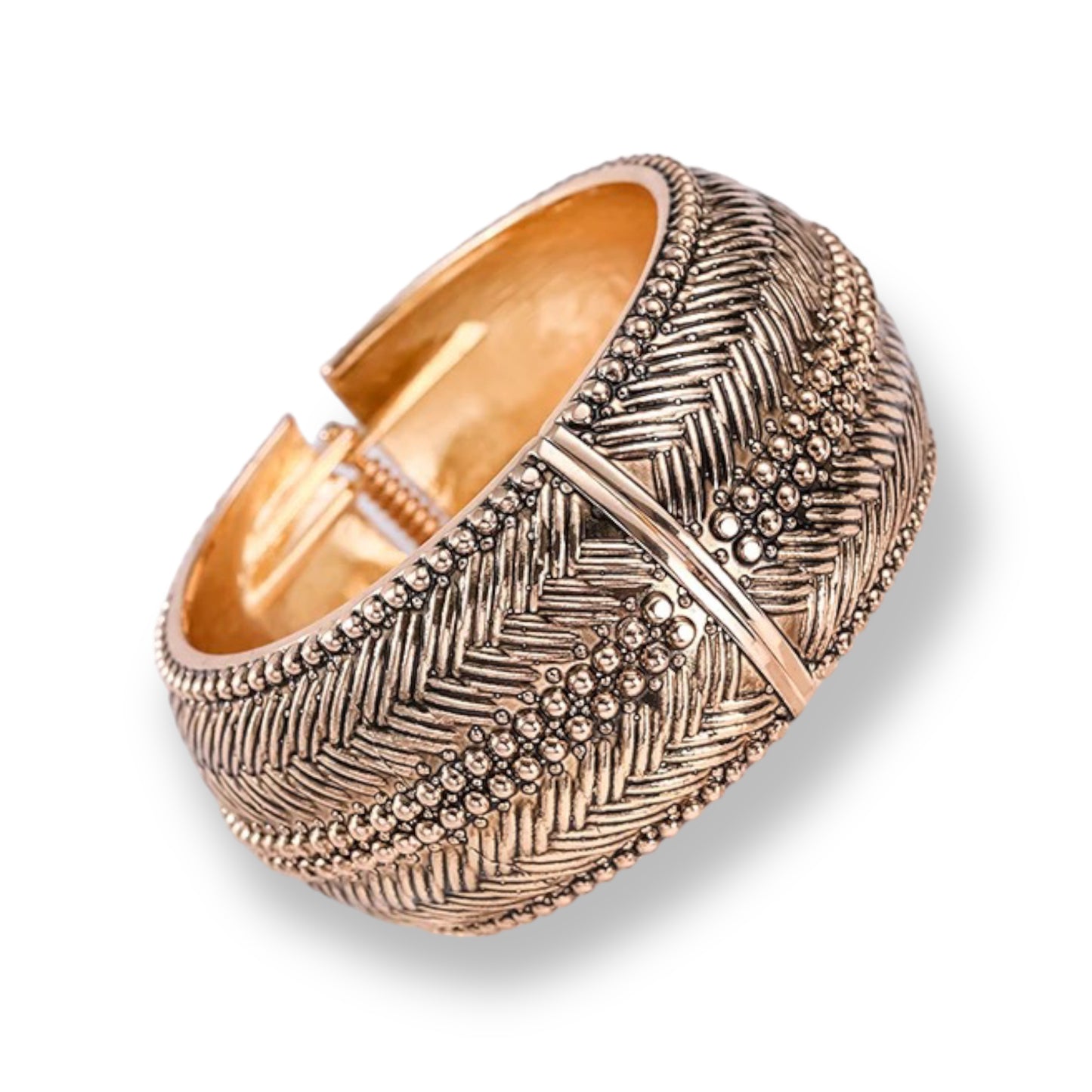 Gold Vintage Cuff Bangle