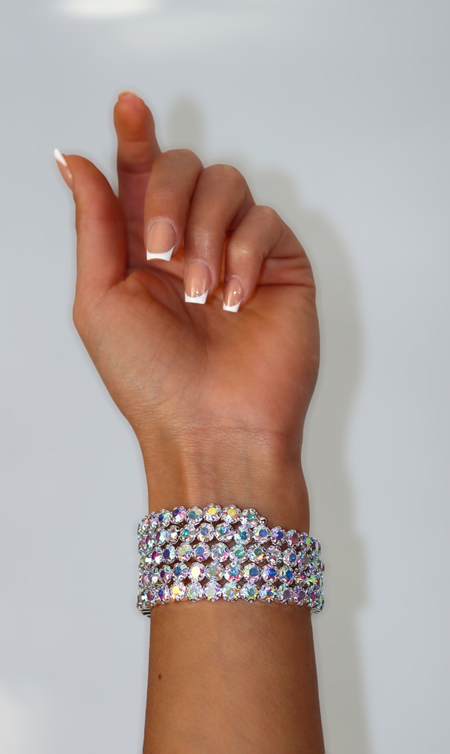 Silver Rhinestone Bracelet