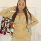 Gold Glitter Dress