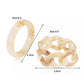Brown Resin Rings