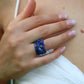 Blue Resin Rings