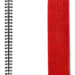 Red Crocodile Faux Leather Book Cover