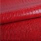 Red Crocodile Faux Leather Book Cover