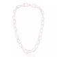 White Chunky Chain Necklace