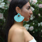 Aqua Bohemia Tassel Earrings