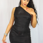 Black Glitter Dress