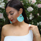 Aqua Bohemia Tassel Earrings
