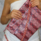 Red Snake Print Clutch Bag